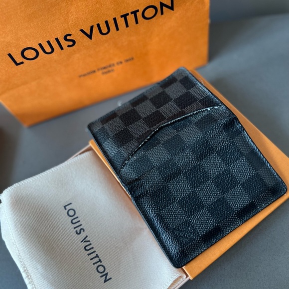 Louis Vuitton Damier Graphite pocket organizer. Used - Picture 6 of 9